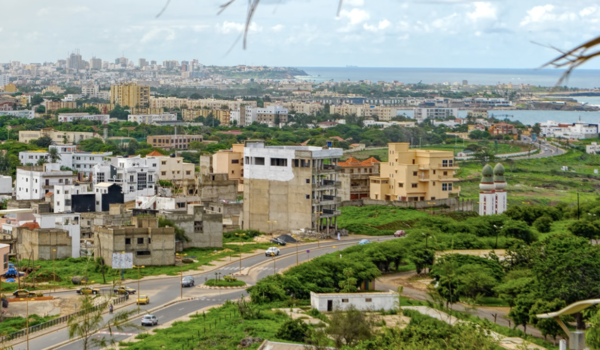 Vue sur Dakar, capitale du Sénégal